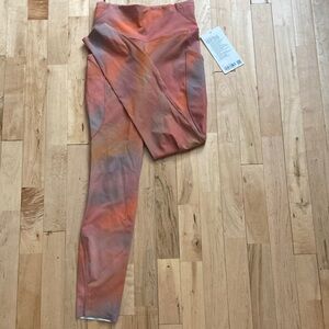 NWT Lululemon fast and free leggings with pocket size 4
